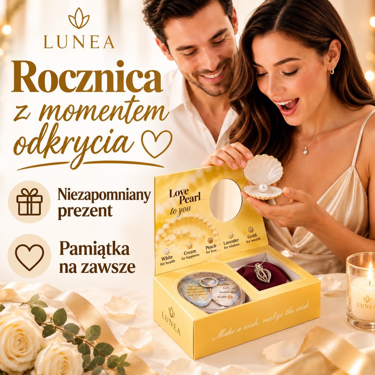 Lunea - Naszyjnik z Ukrytą Perłą